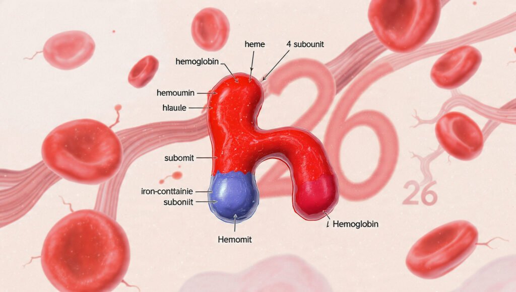 HEMOGLOBIN KYA AUR 26 NUMBER KA KYA MATLAB HAI? 