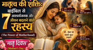 मातृत्व की शक्ति: बाइबिल से 7 आश्चर्यजनक और जीवन बदलने वाले रहस्य (The Power of Motherhood) | 'मातृ दिवस' (Mother’s Day)